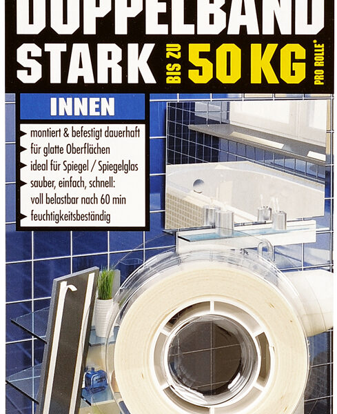 UHU montage-plakband STARK, dubbelzijdig, tot 50 kg