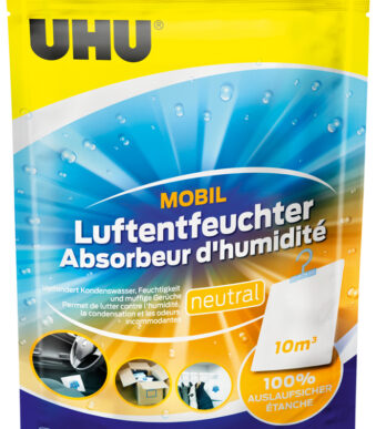 UHU vochtvreter / luchtontvochtiger mobiel, 100 g