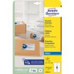 AVERY inkjet verzendetiketten, 99,1 x 57 mm, 25 vel A4, permanent, wit