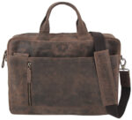 PRIDE&SOUL notebook-tas RAILEY, leer, bruin