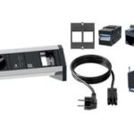 BACHMANN stekkerdoos ´DESK 1´, 4-voudig