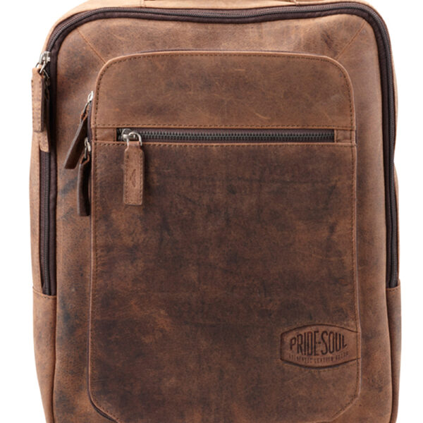 PRIDE&SOUL rugzak ´JESTER´, met laptopvak, leer