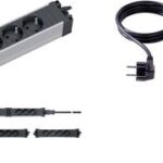 BACHMANN montagebeugel, van edelstaal, recht