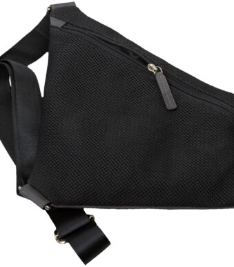 PRIDE&SOUL schoudertas CROSS, leer, grijs