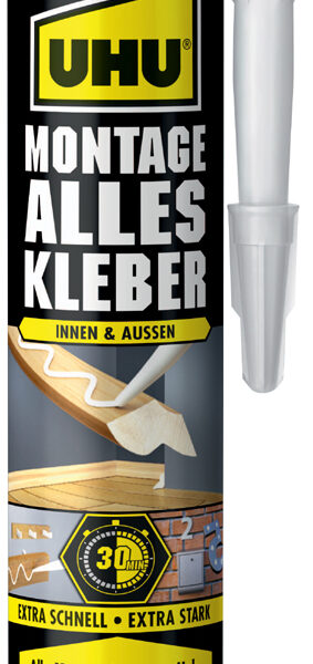 UHU montage alleslijm, oplosmiddelvrij, 425 g patroon