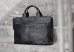 PRIDE&SOUL Business notebook-tas NOMAD, leer, zwart