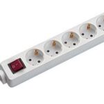 BACHMANN stekkerdozenlijst ´SELLY´, 6-voudig, met schakelaar