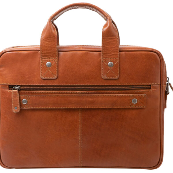 PRIDEenSOUL Notebook-tas SURPRISE, leer, cognac