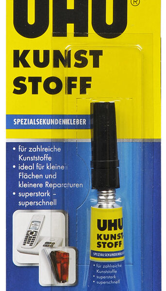 UHU SPECIAAL-secondenlijm kunststof, 3 g tube