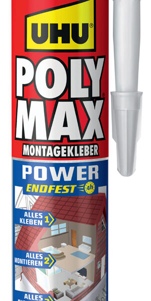 UHU montagelijm POLYMAX POWER EXPRESS, transparant, 300 g patroon