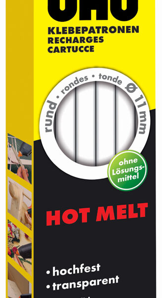 UHU warmlijmpatronen Hot Melt, 200 g, transparant