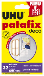 UHU lijmpads patafix deco, verwijderbaar, wit