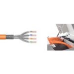 DIGITUS installatiekabel Cat. 7, S/FTP, simplex, Dca, 250 m, oranje