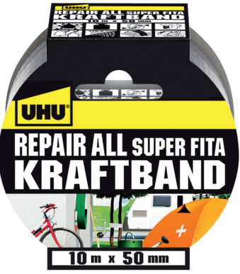 UHU Kraftband Repair all, (B)50 mm x (L)10 m, zilver