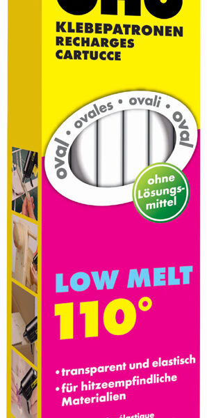 UHU lijmpatronen Low Melt, 200 g, transparant