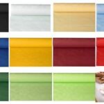 PAPSTAR damast tafelkleed, (B)1,0 x (L)100 m, wit