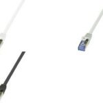 LogiLink Patchkabel PrimeLine, Cat.6A, S/FTP, 0,5 m, zwart