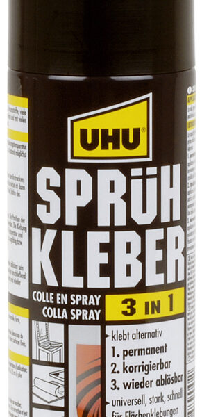 UHU Lijmspray 3 in 1,non-permanent, 200 ml
