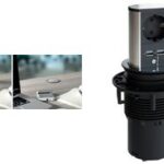 BACHMANN stekkerdooseenheid ELEVATOR, 1x randaarding, 1xUSB