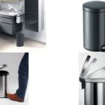 DURABLE pedaalemmer metaal, rond, 12 liter, zwart