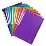 EXACOMPTA hoekspanmap, DIN A4, PP, kleuren assorti