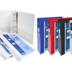 EXACOMPTA Presentatie-ringband, A4 Maxi, wit, 4D-ring 60, rug 86 mm