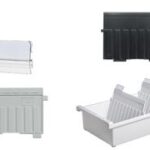 HAN tussenschot voor kaartenbakken, A5 liggend, lichtgrijs