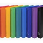 EXACOMPTA ringband, 4-rings mechaniek, DIN A4, rood, rug 40 mm