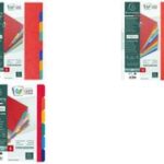 EXACOMPTA kartonnen tabbladen, DIN A4, 6-delig