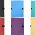 EXACOMPTA documentenmap N´CLIP, DIN A4, kleuren assorti