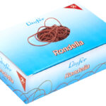 Läufer elastieken RONDELLA in doos, rood, 50 mm, 500 g