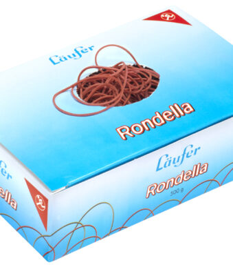 Läufer elastieken RONDELLA in doos, rood, 50 mm, 500 g