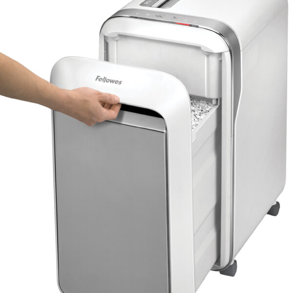 Fellowes papiervernietiger / papierversnipperaar Powershred LX 221, wit, snippergrootte: 2 x 12 mm