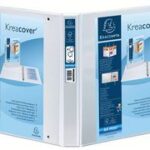 EXACOMPTA presentatie-ringband, A5, wit, rug 33 mm, 2D-rings mechaniek