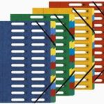 EXACOMPTA sorteermap, DIN A4, karton, 12 vakken, rood