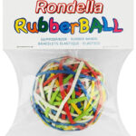 Läufer RONDELLA elastieken Rubberball in zak - 130 g, kleuren assorti