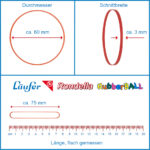 Läufer RONDELLA elastieken Rubberball in zak - 130 g, kleuren assorti