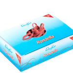 Läufer elastieken RONDELLA in doos - 500 g, 100 x 5 mm, rood