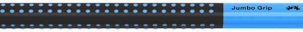 FABER-CASTELL potlood Jumbo GRIP TWO TONE, HB, 3,25 mm, blauw