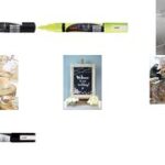 uni-ball krijtmarker Chalk marker PWE-3MS, zwart, ronde punt