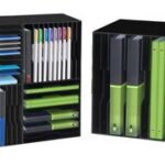 CEP sorteerbox CubiCep, 12 vakken, zwart