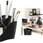 CEP multi-pennenbakje ELLYPSE GreenSpirit, 4 vakken, zwart