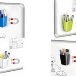 CEP pennenkoker GLOSS, magnetisch, 2 vakken, zwart