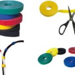 LogiLink klittenband, 16 mm x 4 m, blauw