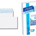 GPV envelop, 110x220 mm, wit, z. venster, 90 g/m2, zelfkl., 25 st.