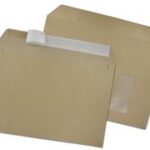 GPV akte-envelop, C4, 22,9 x 32,4 cm, zonder venster, zelfklevend, bruin, 250 st.