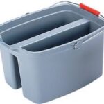 Rubbermaid dubbelemmer, 18 liter, PP, grijs