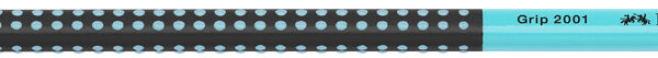 FABER-CASTELL potlood GRIP 2001 TWO TONE, HB, 2 mm, turquoise