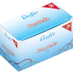 Läufer elastieken RONDELLA in doos - 50 g, 80 x 4 mm, rood