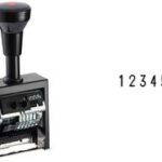 REINER nummerautomaat B6K, letterhoogte: 5,5 mm